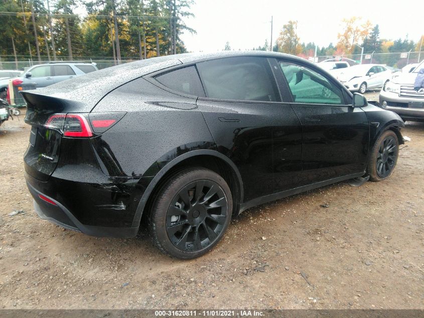 5YJYGDEE5MF129532 Tesla Model Y 2021. Фото: 3