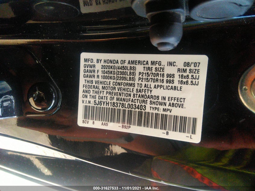 Honda Element 2008