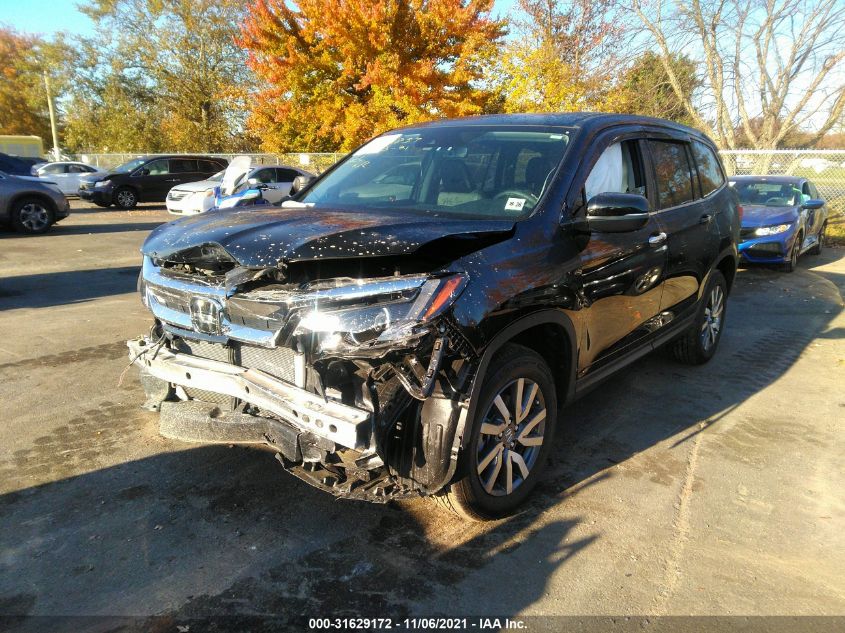 2021 HONDA PILOT EX-L 5FNYF6H54MB100579
