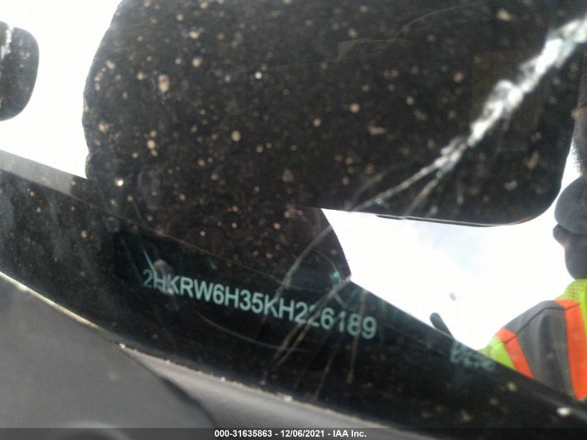 2019 HONDA CR-V LX 2HKRW6H35KH226189