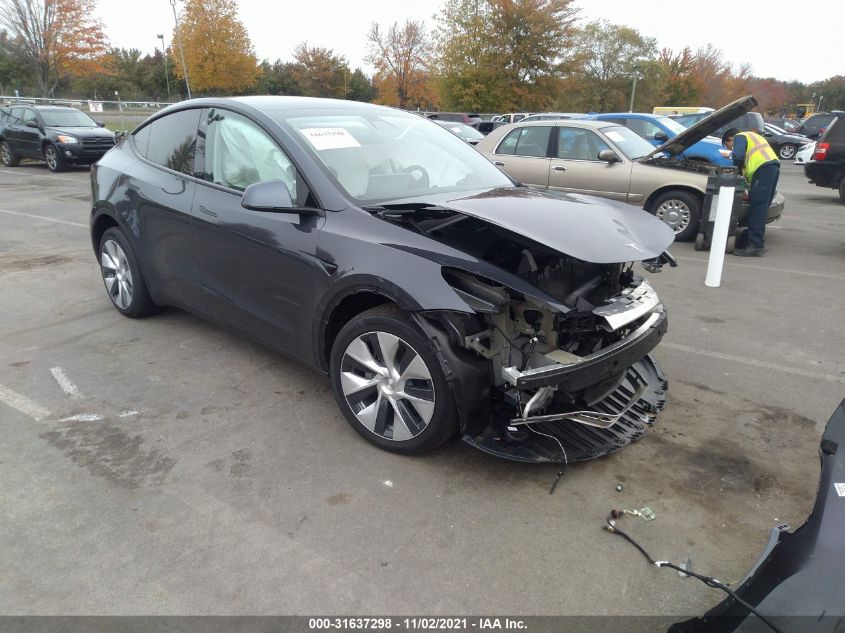 2021 TESLA MODEL Y LONG RANGE 5YJYGDEE3MF251855