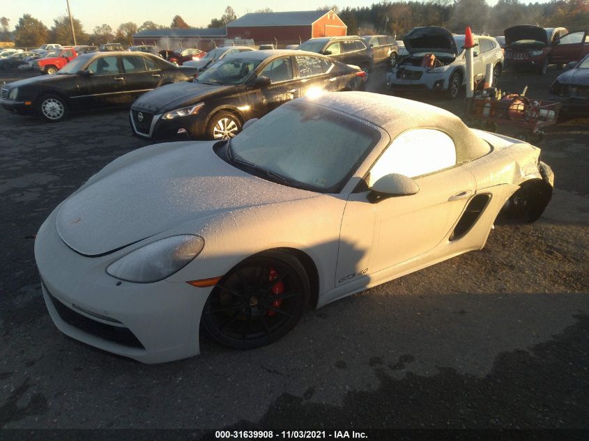 2021 PORSCHE 718 BOXSTER GTS 4.0/25 YEARS - WP0CD2A86MS232467