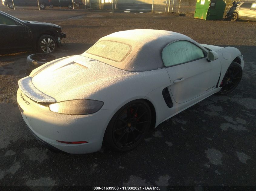 2021 PORSCHE 718 BOXSTER GTS 4.0/25 YEARS - WP0CD2A86MS232467