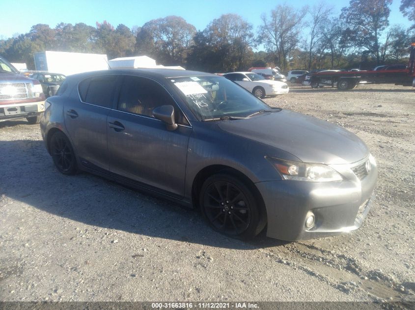 2013 LEXUS CT 200H HYBRID JTHKD5BH6D2133934