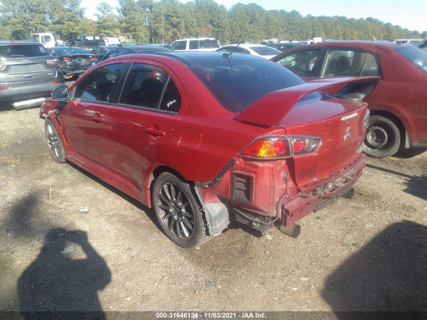 2015 MITSUBISHI LANCER EVOLUTION FINAL EDITION JA32W7FVXFU028844