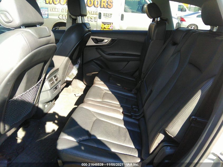 2018 AUDI Q7 PREMIUM PLUS WA1LHAF76JD044329