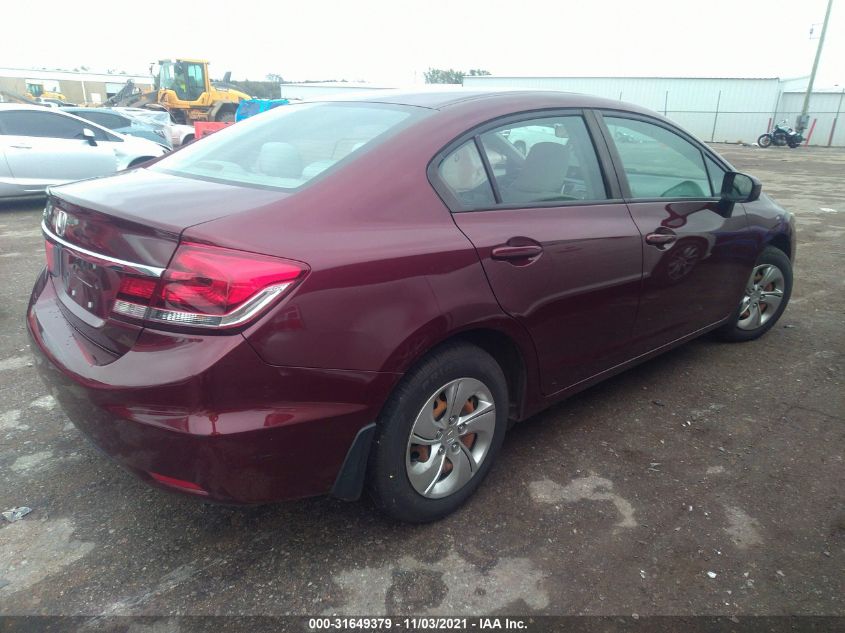 2015 HONDA CIVIC SEDAN LX 19XFB2F54FE109791
