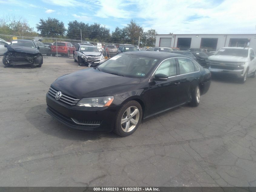2013 VOLKSWAGEN PASSAT SE W/SUNROOF 1VWBP7A3XDC099532
