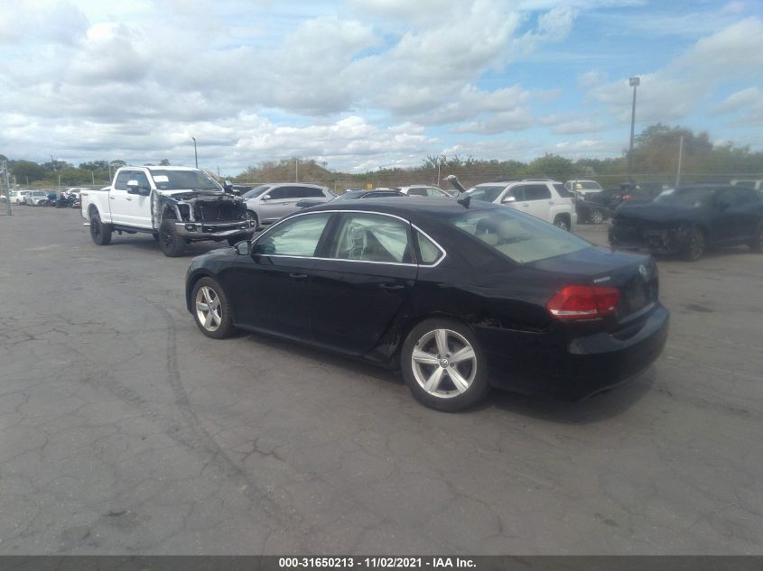 2013 VOLKSWAGEN PASSAT SE W/SUNROOF 1VWBP7A3XDC099532