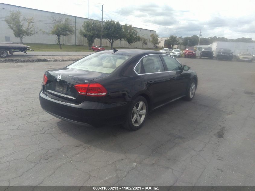 2013 VOLKSWAGEN PASSAT SE W/SUNROOF 1VWBP7A3XDC099532