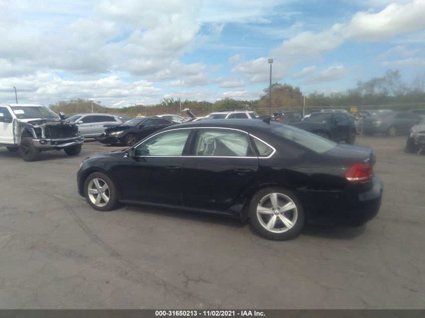 2013 VOLKSWAGEN PASSAT SE W/SUNROOF 1VWBP7A3XDC099532