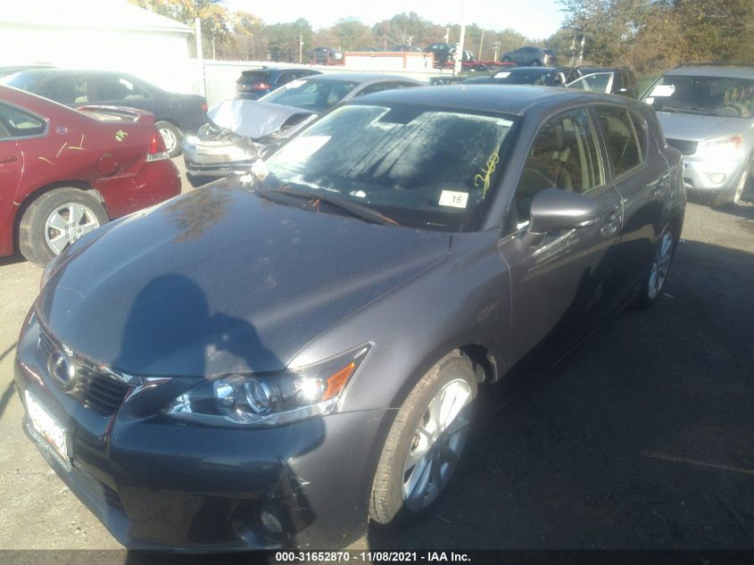 2013 LEXUS CT 200H HYBRID JTHKD5BH2D2165411