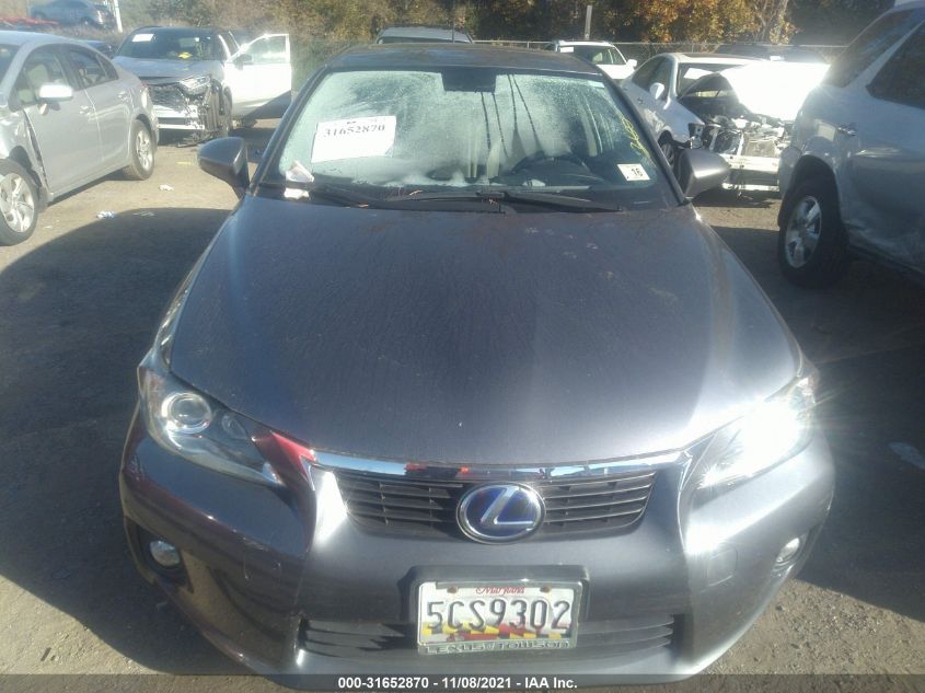 2013 LEXUS CT 200H HYBRID JTHKD5BH2D2165411