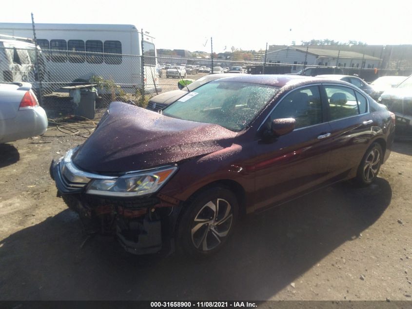 2016 HONDA ACCORD SEDAN LX 1HGCR2F30GA168128