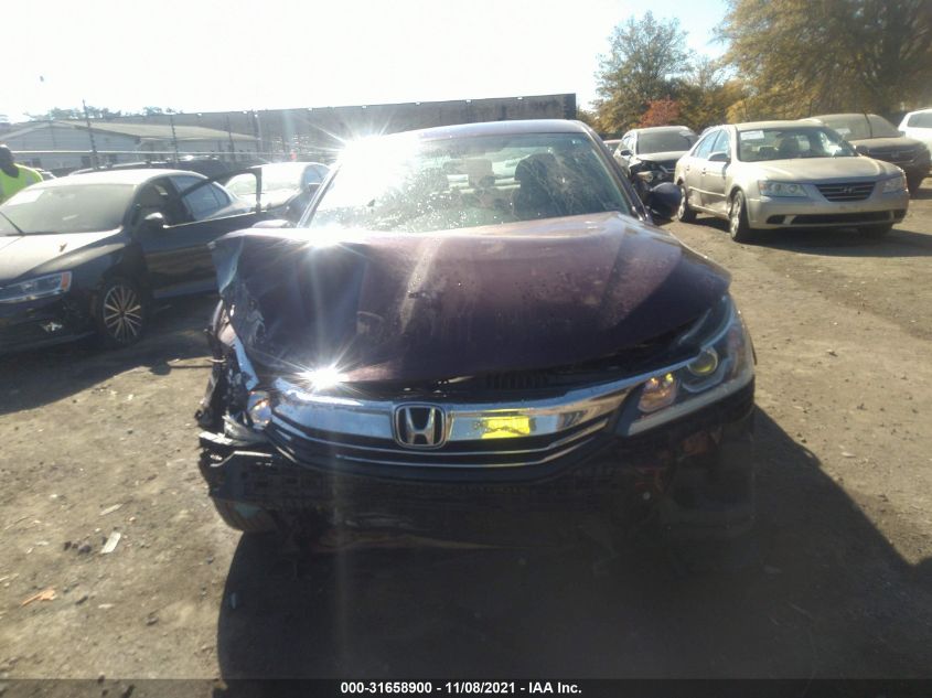 2016 HONDA ACCORD SEDAN LX 1HGCR2F30GA168128