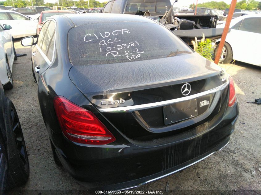 2015 MERCEDES-BENZ C-CLASS C 300 SPORT 55SWF4KB2FU026588