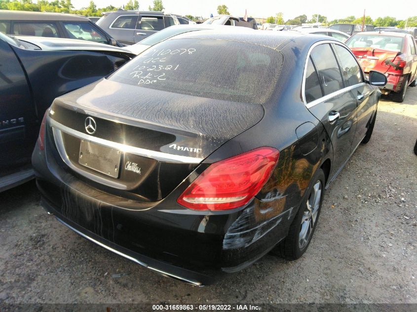 2015 MERCEDES-BENZ C-CLASS C 300 SPORT 55SWF4KB2FU026588
