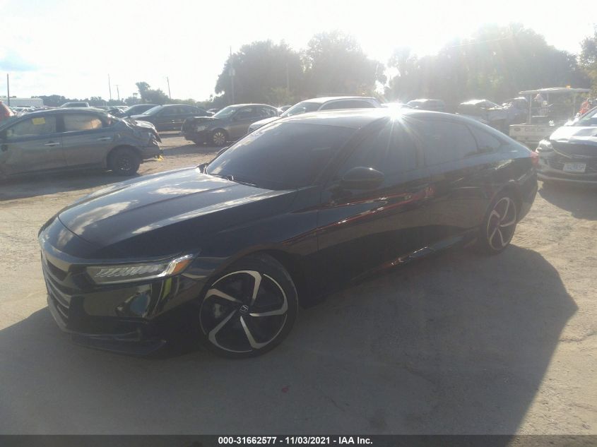 2021 HONDA ACCORD SEDAN SPORT 1HGCV1F36MA016193