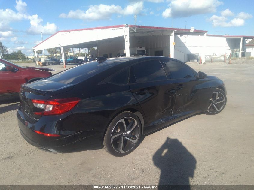 2021 HONDA ACCORD SEDAN SPORT 1HGCV1F36MA016193