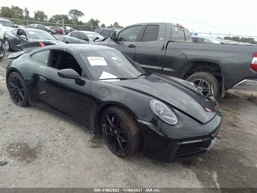 2021 PORSCHE 911, VIN: WP0AA2A93MS205266