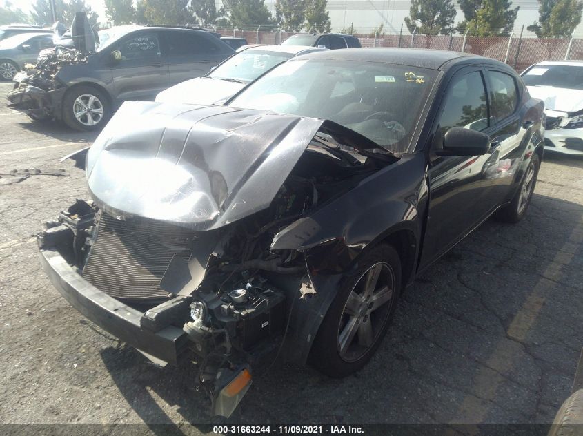 2013 DODGE AVENGER SXT 1C3CDZCBXDN707896