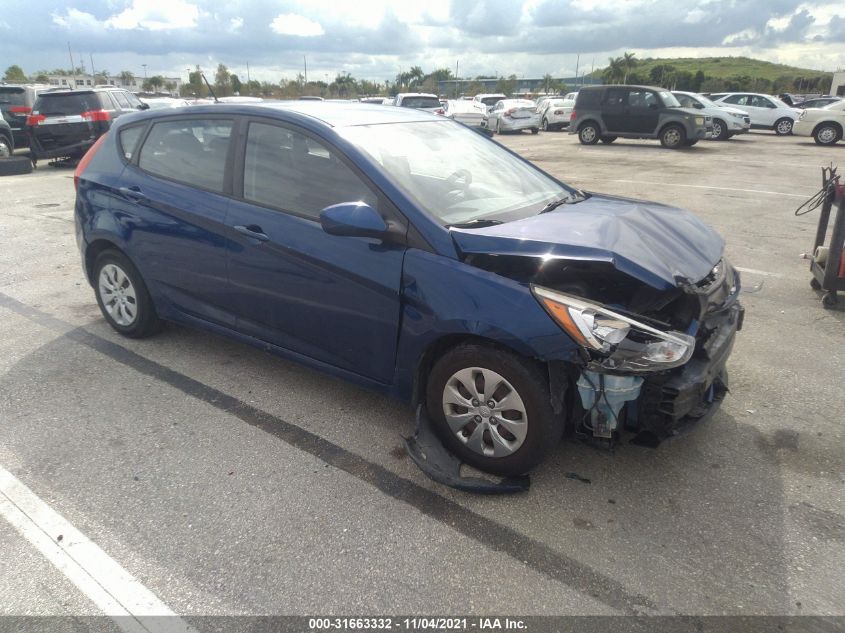 2016 HYUNDAI ACCENT SE KMHCT5AE2GU255520