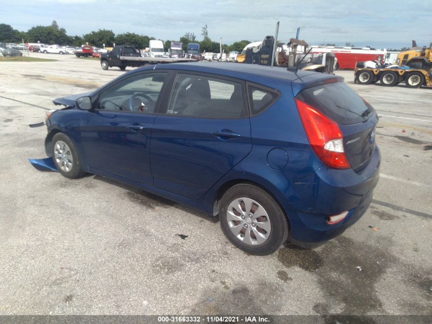 2016 HYUNDAI ACCENT SE KMHCT5AE2GU255520