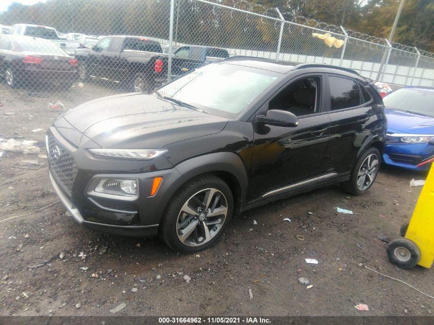 2021 HYUNDAI KONA LIMITED KM8K33A57MU660638