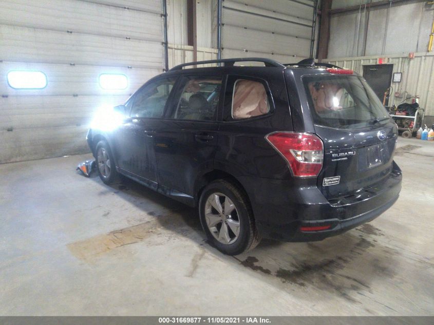 2016 SUBARU FORESTER 2.5I JF2SJABC0GH486986