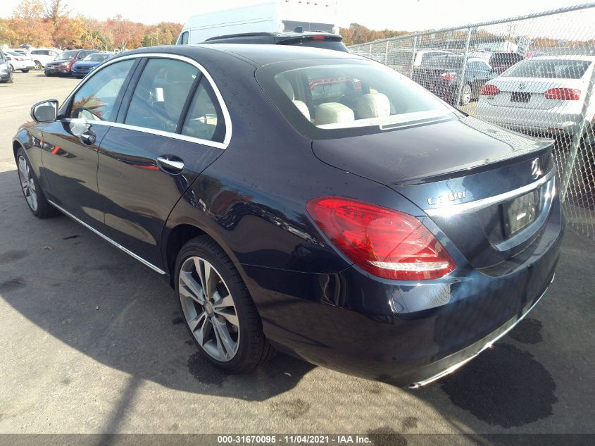 2016 MERCEDES-BENZ C-CLASS C 300 WDDWF4KB1GR172256