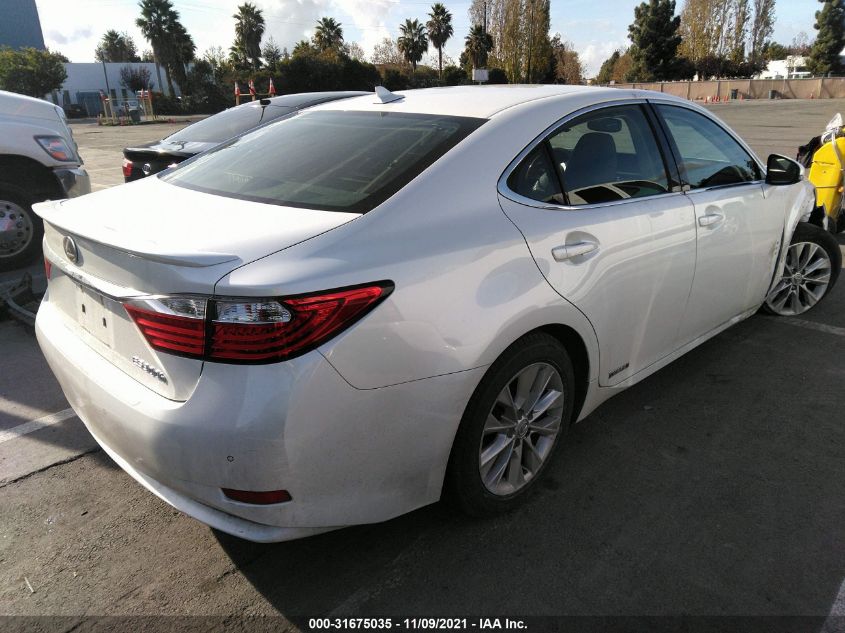2013 LEXUS ES 300H HYBRID JTHBW1GG9D2014861