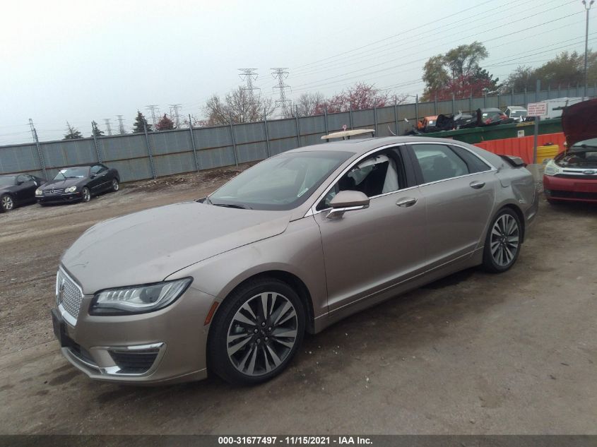 2019 LINCOLN MKZ RESERVE II 3LN6L5F92KR605592