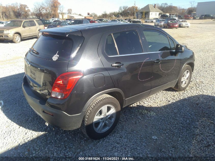 2016 CHEVROLET TRAX LT KL7CJLSB6GB542502