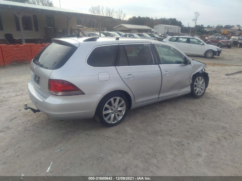 2014 VOLKSWAGEN JETTA SPORTWAGEN TDI W/SUNROOF 3VWPL7AJ8EM623759