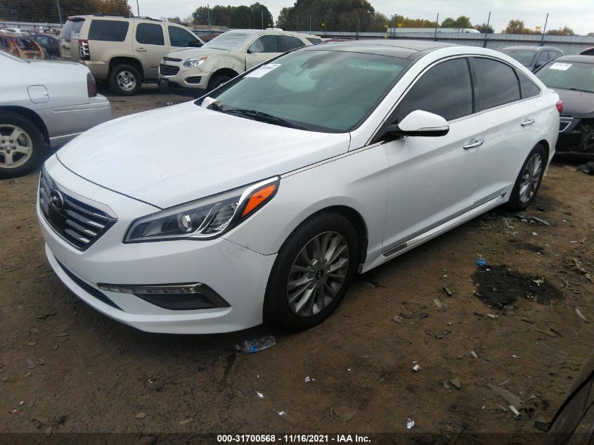 2016 HYUNDAI SONATA 2.4L SE 5NPE24AF5GH287892