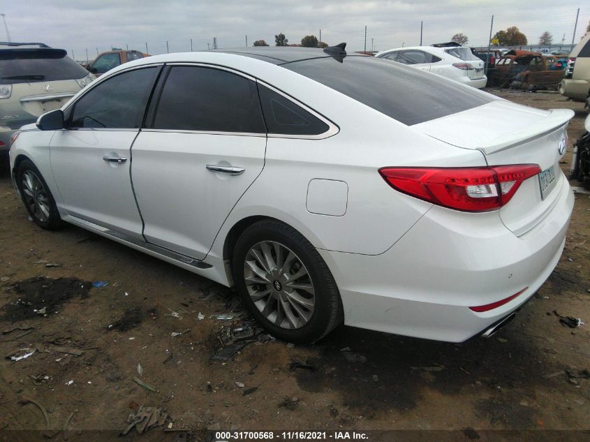 2016 HYUNDAI SONATA 2.4L SE 5NPE24AF5GH287892