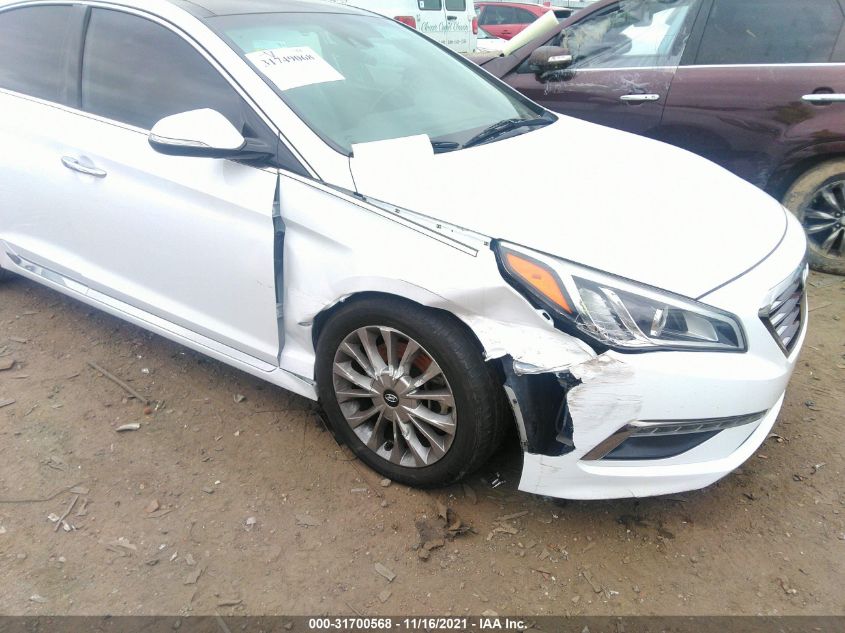 2016 HYUNDAI SONATA 2.4L SE 5NPE24AF5GH287892