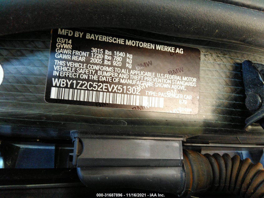BMW I3 2014
