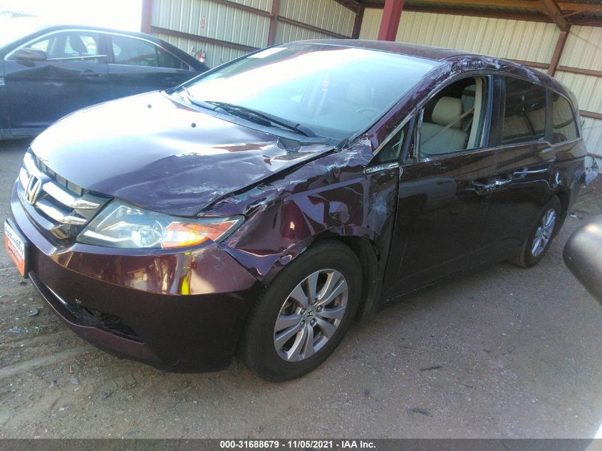 2014 HONDA ODYSSEY EX-L 5FNRL5H63EB100333