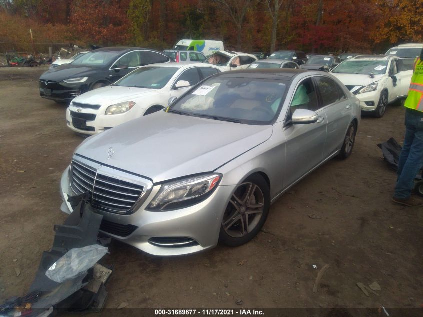 2016 MERCEDES-BENZ S-CLASS S 550 WDDUG8FBXGA268360