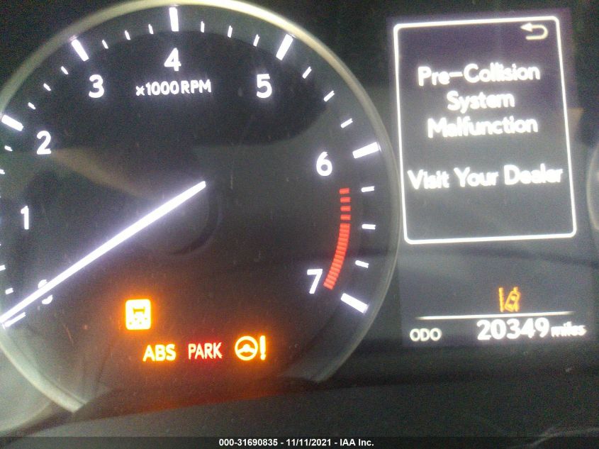 2018 LEXUS RX RX 350L JTJDZKCA8J2010477