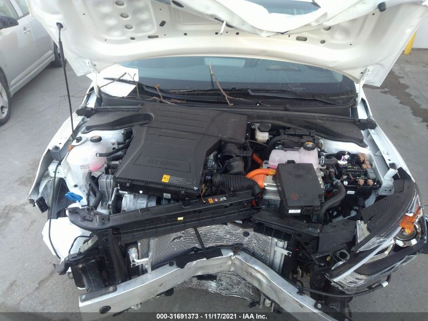 2021 HYUNDAI IONIQ HYBRID BLUE KMHC65LC9MU252712