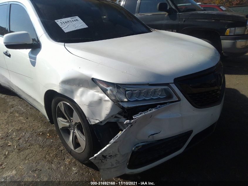 2014 ACURA MDX 5FRYD4H28EB004549