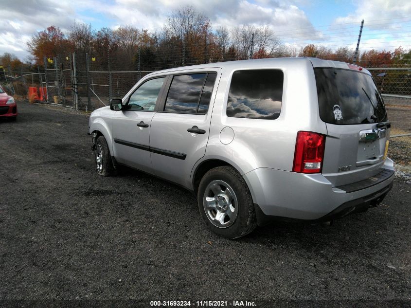 2015 HONDA PILOT LX 5FNYF4H22FB010151