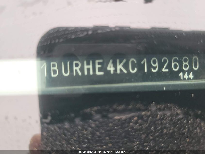 2T1BURHE4KC192680 - 2019 Toyota Corolla L/le/se/xle/xse - #null