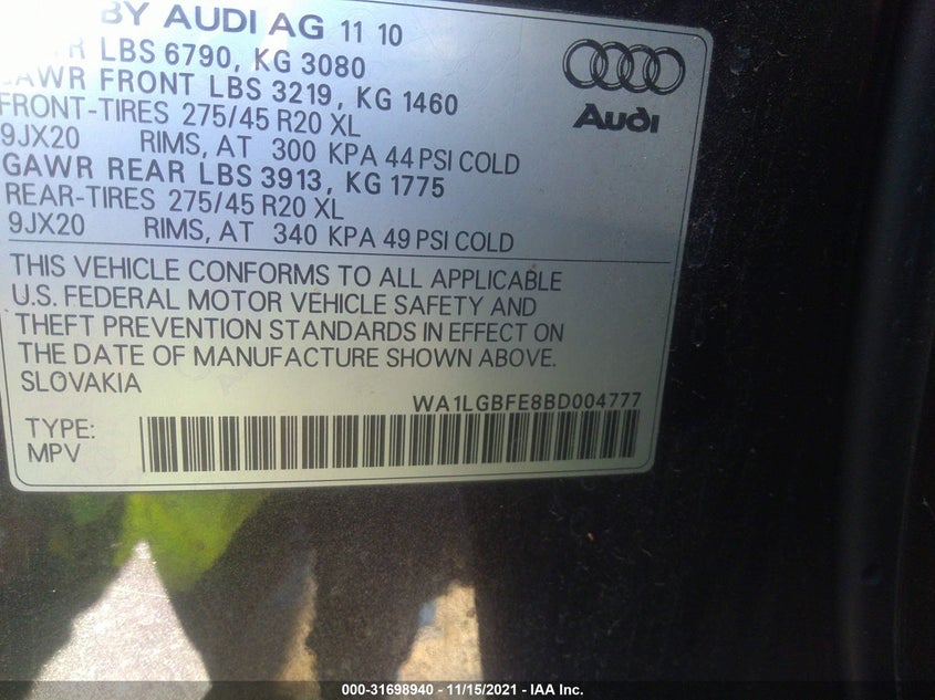 Audi Q7 2011