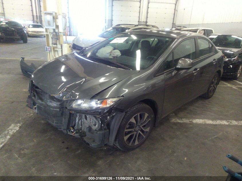 2013 HONDA CIVIC SDN EX 19XFB2F87DE216650