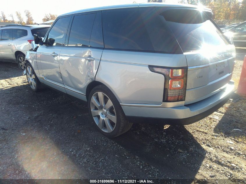 2015 LAND ROVER RANGE ROVER HSE SALGS2VF7FA224153