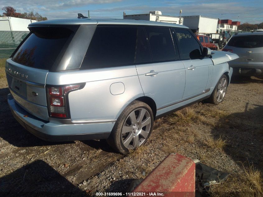 2015 LAND ROVER RANGE ROVER HSE SALGS2VF7FA224153