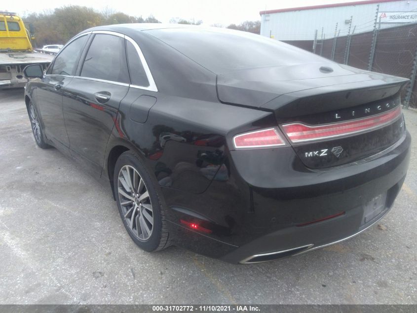 2017 LINCOLN MKZ SELECT 3LN6L5D98HR653724